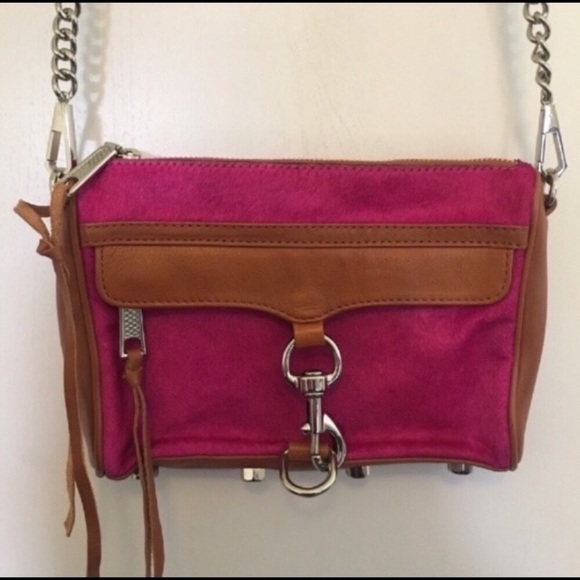 Rebecca Minkoff Pink leather Mini Mac crossbody - Picture 4 of 4